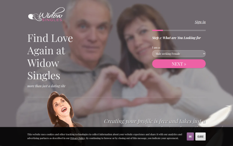 widowsingles.com Reviews & Reviews Website Screenshot