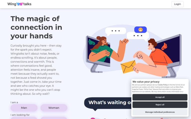 wingtalks.com Reviews & Reviews Website Screenshot