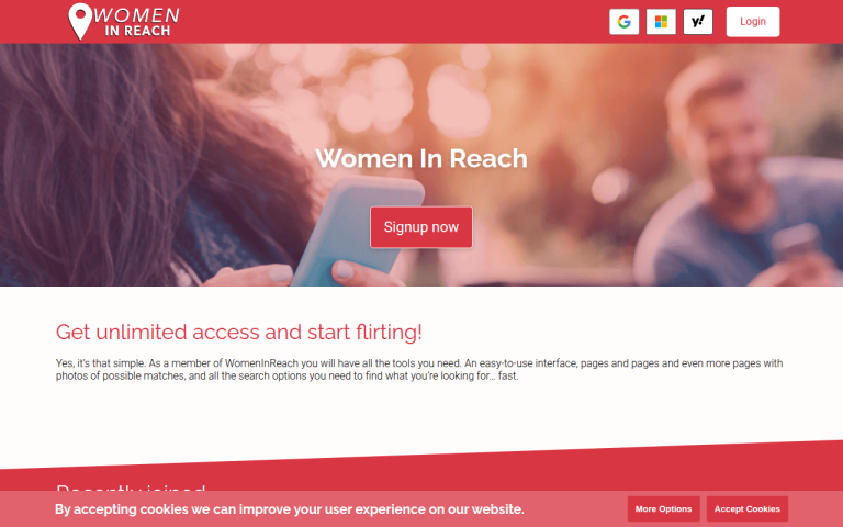 womeninreach.com Reviews & Reviews Website Screenshot