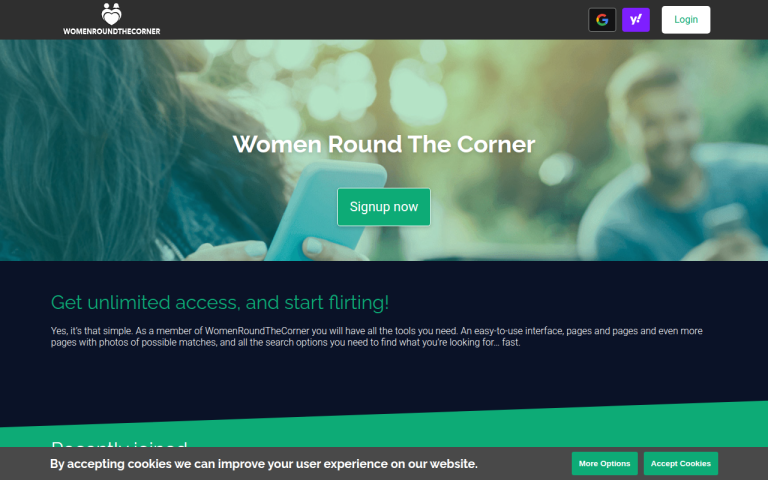 womenroundthecorner.com Reviews & Reviews Website Screenshot