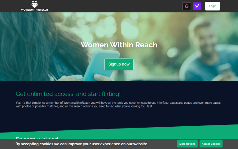 womenwithinreach.com Reviews & Reviews Website Screenshot