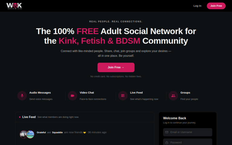 worldofkink.com Reviews & Reviews Website Screenshot