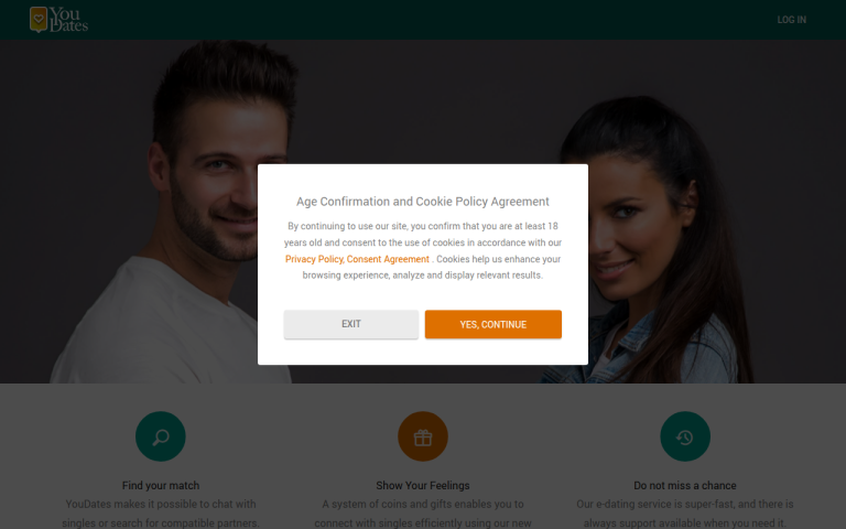youdates.com Reviews & Reviews Website Screenshot