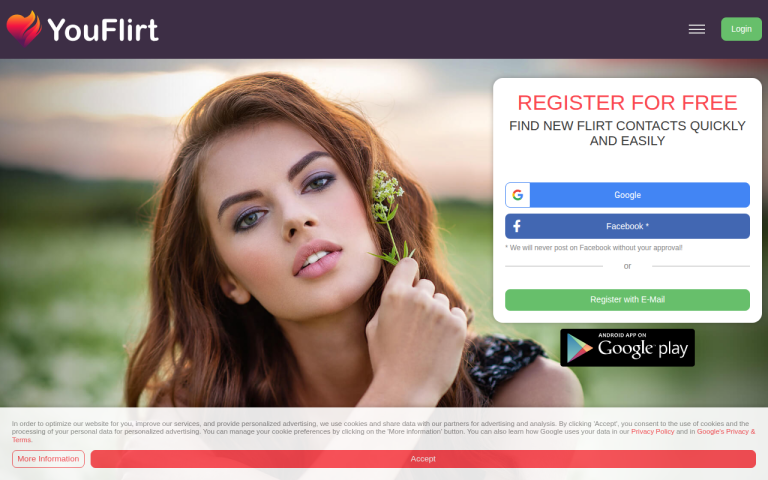 youflirt.com Reviews & Reviews Website Screenshot