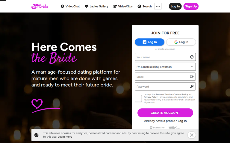 yourbrides.com Reviews & Reviews Website Screenshot